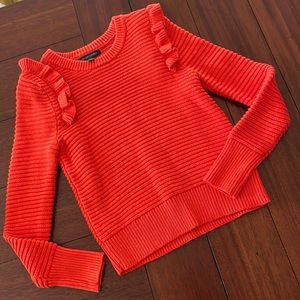 Banana republic orange sweater XS